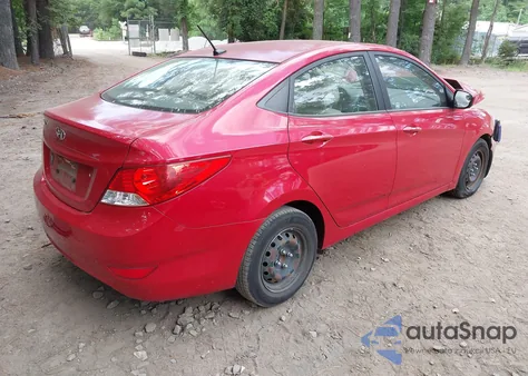 2014 Hyundai Accent Gls from USA, damaged, VIN KMHCT4AE3EU759727